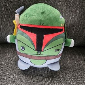 Star Wars Boba Fett Plush - Green, Red, and Gray